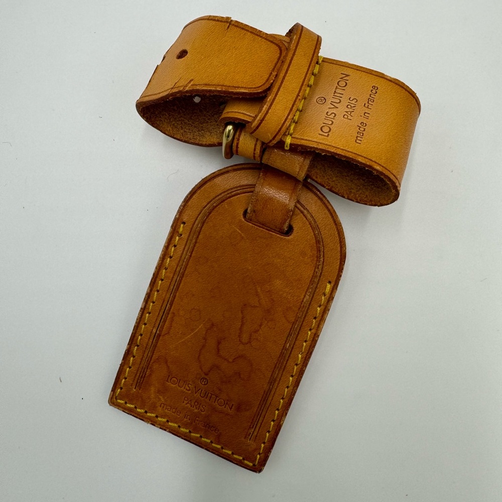 Authentic Louis Vuitton Luggage Tag